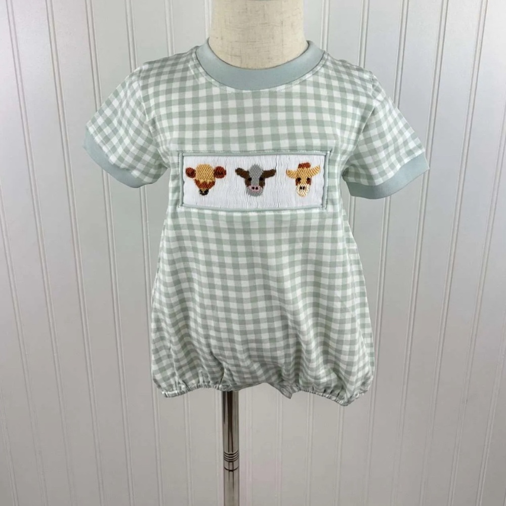 Boy Smocked Bubble